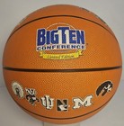 Vintage 1990's Hardees Big 10 Conference Basketball Ball Limited Edition Orange — photo 3