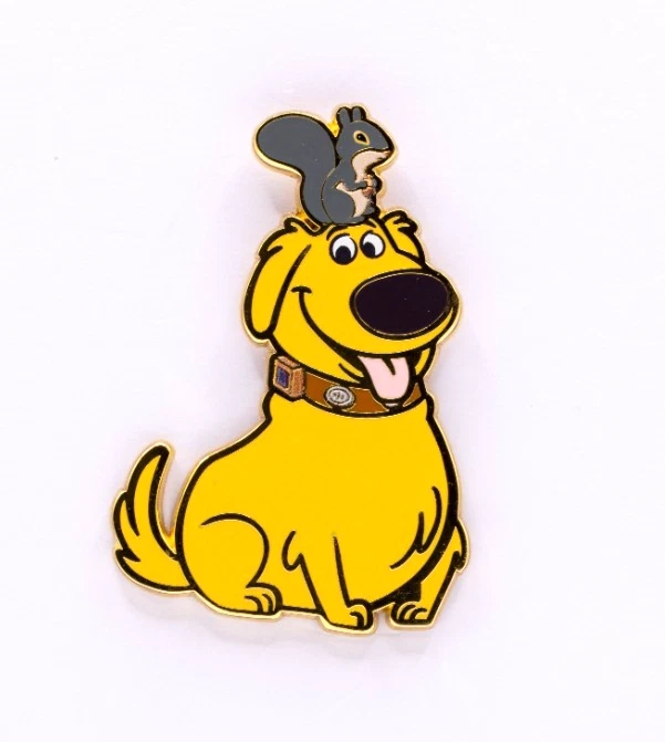 Dug with Squirrel Up Disney Pixar Trading Pin Near Mint