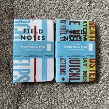 Field Notes - Hatch Show Print - FNC-56 - Sealed 3-Pack - Set of 2 Packs