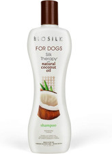 Biosilk for Dogs Silk Therapy Shampoo with Natural Coconut Oil Coconut Dog Shamp