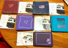 Lot of 4 Creative Memories 8x8 Scrapbooks and 5x7 all with Page Protectors 