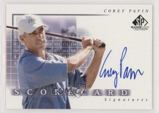 2002 SP Game Used Edition Scorecard Signatures Corey Pavin #SS-CP Auto a4e