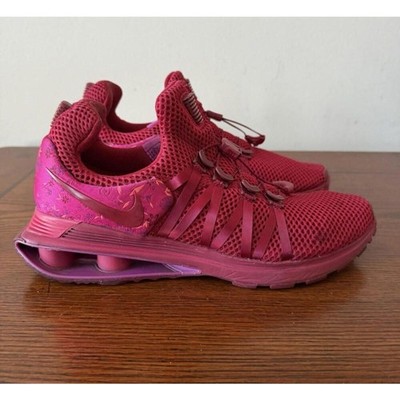 Nike Shox Gravity Women's Size 8.5 Cherry Red Running Sneakers Shoes AQ8554-606