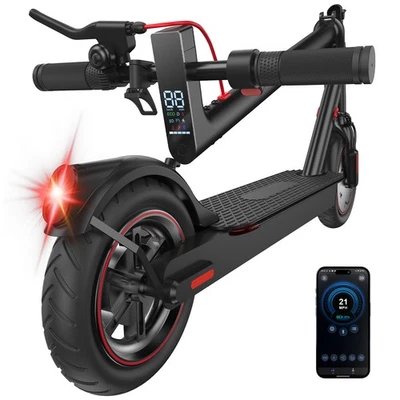 Electric Scooter Adult Folding E-Scooter 350W Long Range 21MPH Fast Speed w/ APP - Image 1 of 4