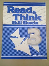 Read and Think kill Sheets Grade 3 - Reading Comprehension