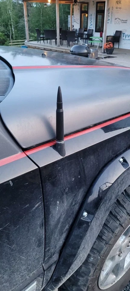 Mástil de antena negro Bullet Style 0,5 Cal radio AM/FM para Jeep Commander 2006-2010 Foto 3 de 4