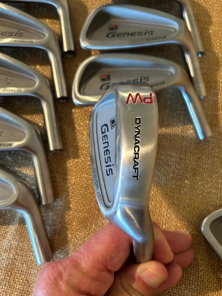 Golf Club Iron Club Head Set 2-9, PW, SW Dynacraft Genesis Oversize - Image 3 of 4