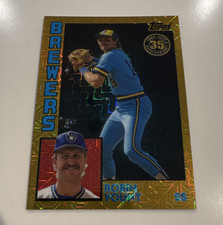 Topps 2019 Silver Pack Series 2 Robin Yount #T84-24 Gold /50 Brewers