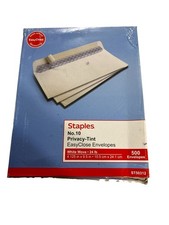 Case Of Staples Envelopes 10 White Wove 24 Regular With EasyCloser