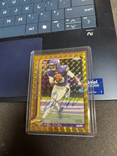 Tai Felton Geometric Gold Auto /50 - 2025 Topps Chrome Football - Vikings