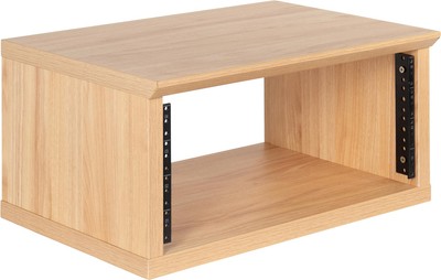 Gator Frameworks Elite Series 4U Desktop Studio Rack - Natural Maple Matte