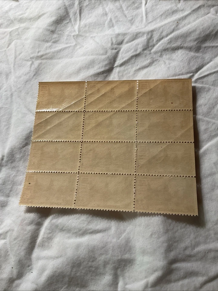 US-(-1934-)Scott # 742-National Parks-3c. Block of 12-MNH #11 - Image 2 of 2