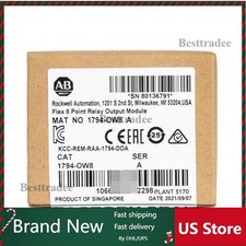 New Factory Sealed 1794-OW8 SER A Flex 8 Point Relay Output Module 1794OW8