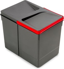 Emuca Abfallsammler Grau - Rechteckig Küche ...