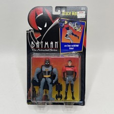Batman Animated Series Bruce Wayne Action Figure Snap-on Armor 1992 Kenner NEW