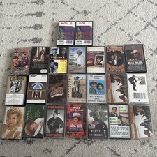 Lot of 23 Classic Country  Bluegrass Cassettes Willie Hank Gene Obscure Artists