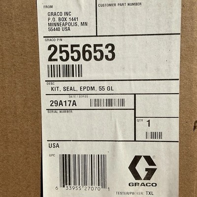 Graco 255653 Sealing Ring Kit (2 Rings Per Kit)