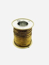 Vintage Collectors Brass Wire 18 Gauge 1 lb Spool 210 Feet Diameter 1mm K4