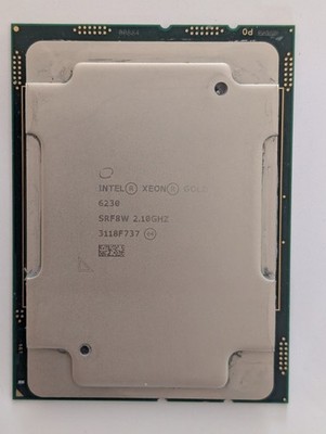 Intel Xeon Gold 6230 20 Kerne 2,10GHz 125W 27,5MB Cache SRF8W Prozessor CPU 