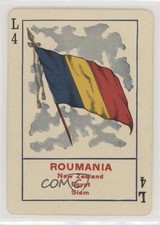 1896 Cincinnati Game of Flags No 1111 12 Flag Back Romania Roumania #L4 0w6