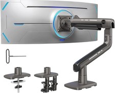Vesa Heavy Duty Monitor Arm for Screens up to 49", Holds 44 lbs, Aluminum