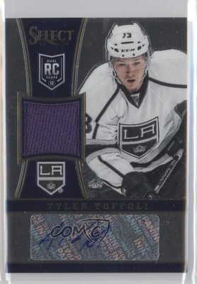 2013-14 Panini Select Rookie Jersey Auto 107/199 Tyler Toffoli #290 Auto RC 3j4