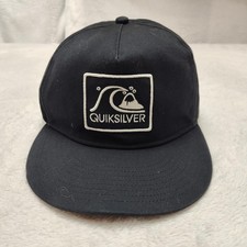 Quiksilver Hat Cap Snap Back One Size Mens Bl...