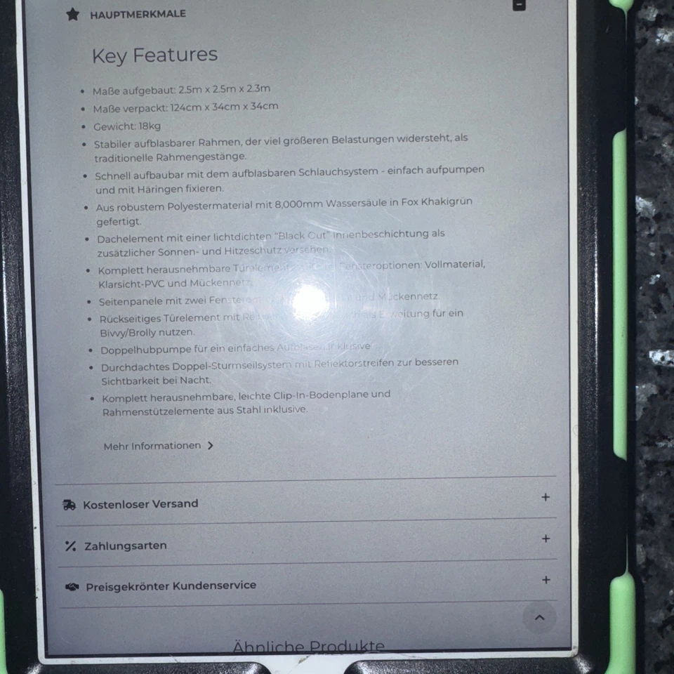 Fox Air Frame Shelter - Bild 2 von 3