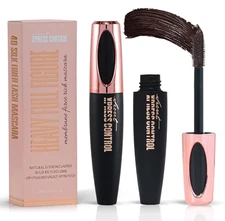 Secret Xpress Control 4D Silk Fiber Lash Mascara, Lengthening and Thick, Volu...