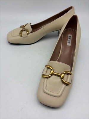 Bibi Lou Ivory Size 40 Block Heel Heels