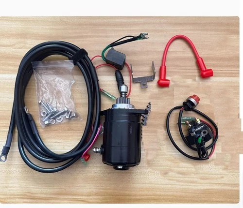 1Set Electrical Start Conversion kit Fitfor TOHATSU 2 stroke 25-30HP Outboard