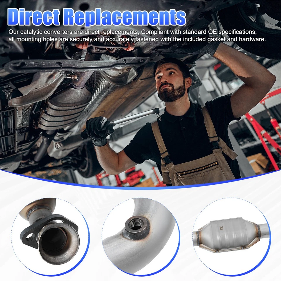 For 1999-2003 Ford F-150 & 1999 F-250 5.4L 4WD Catalytic Converter 30476/30477 - Image 4 of 4