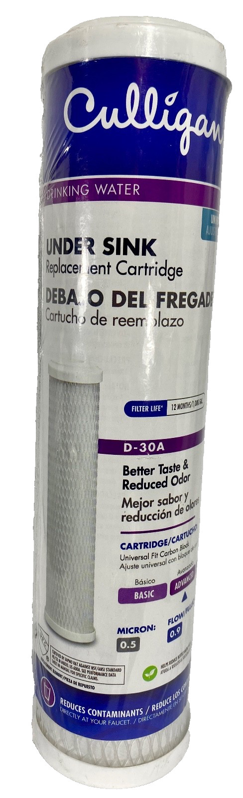 Culligan D-30A Under Sink Replacement Cartridge-Universal