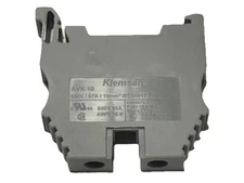 (100 Pack) Klemsan 35730 AVK 10 Terminal Blocks DIN Rail Mount Gray – New