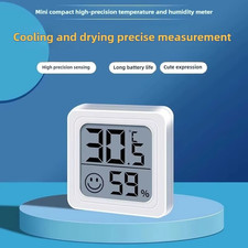 Temperature Gauge for Room Mini Digital Thermometer Hygrometer with Wall Mount