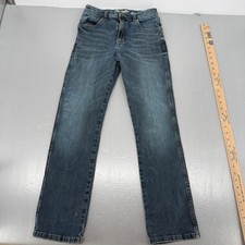 Wrangler Retro Boys Slim Straight Jeans Size 16 Slim Medium Wash 1088PWZJM