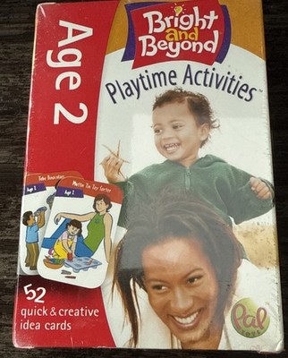 Bright And Beyond Playtime Activities Cards Age 2  - New Sealed In Box