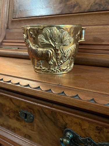 Gold Plated Copper Ancient Greek Mycenaean/Minoan Museum Replica Vaphio Cup