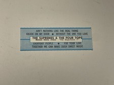 Jukebox 33 LP Title Strip Supremes & Four Tops Magnificent 7
