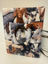 Goat Photo Album -Holds 100 4x6 Photos - Handmade