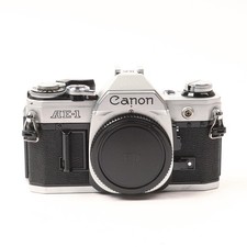 Canon AE-1 SLR 35mm Manual Focus Camera Body, Chrome