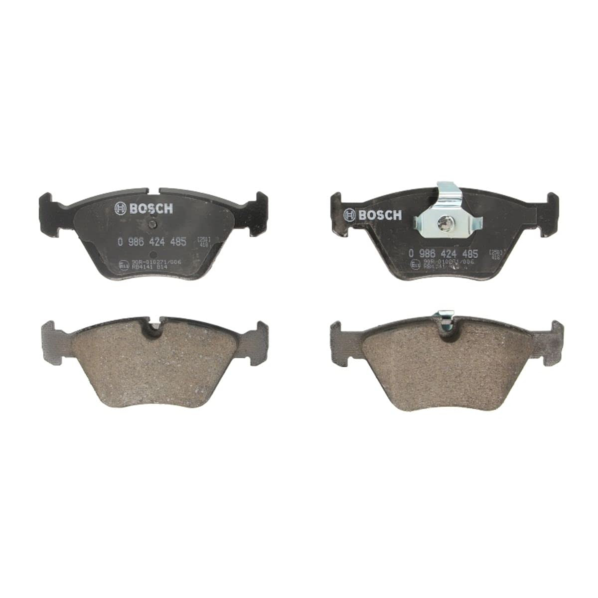 Bosch 0 986 424 485 - Front Axle - Disc Brake Pad Set, 1 u...