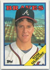 1988 Topps Cloth Test Issue #NNO Tom Glavine
