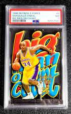 PSA 7 NM #8 1996 SHAQUILLE O'NEAL BIG MEN ON COURT Z-FORCE SKYBOX G6073