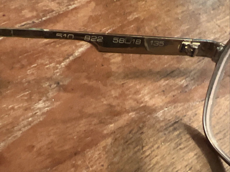 Vintage Neostyle Boutique 510 822 58 18 135 Eyeglasses Frames Germany Gold Men - Image 3 of 4