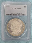 1885 O Morgan Silver Dollar Ms64 Pcgs
