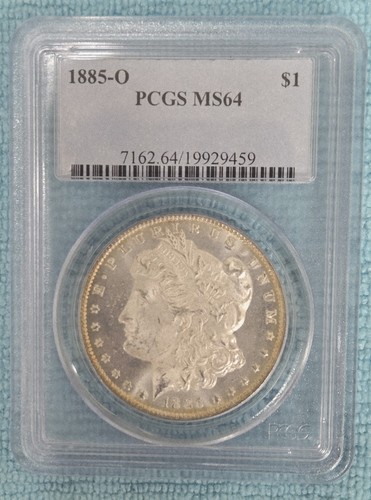 1885 O Morgan Silver Dollar Ms64 Pcgs