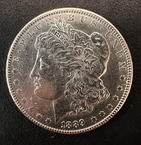 1889 Plain Morgan Dollar AU