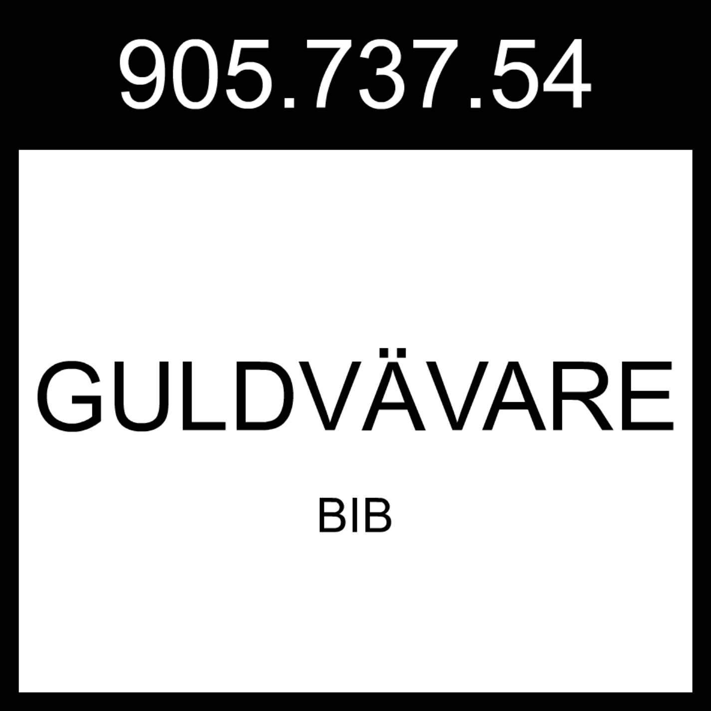 IKEA GULDVAVARE GULDVÄVARE Bib Green 905.737.54