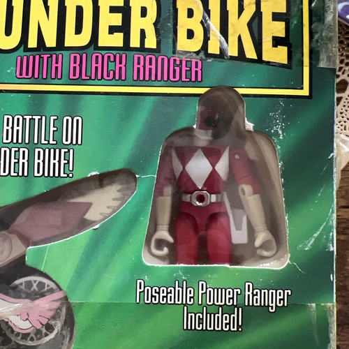 Vélo Bandai Mighty Morphin Power Rangers 1994 rose Thunder avec Red Ranger - Photo 2 sur 8